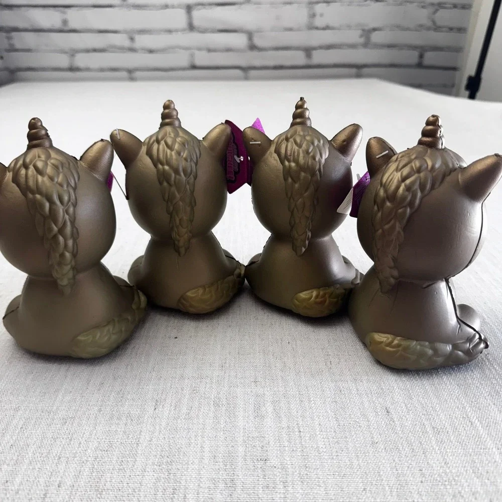 Grin Studios Amazing Squishee Unicorn Goldee Scribbles 6pc Lot/Set New with Tags